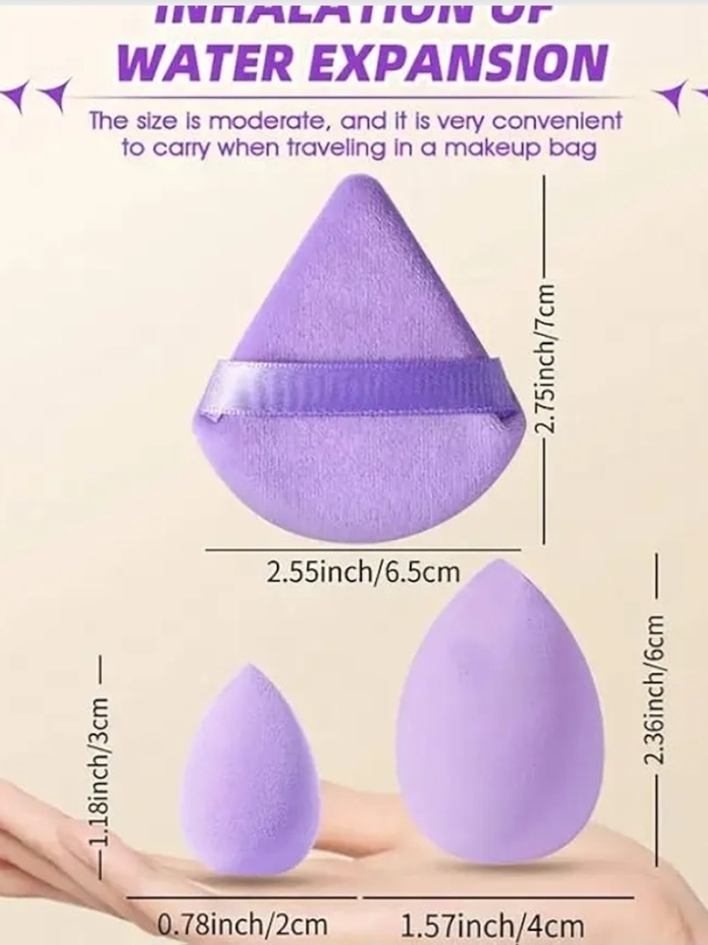 14-Piece All-Purpose Makeup Sponge Puff Set - Picture 2 of 4
